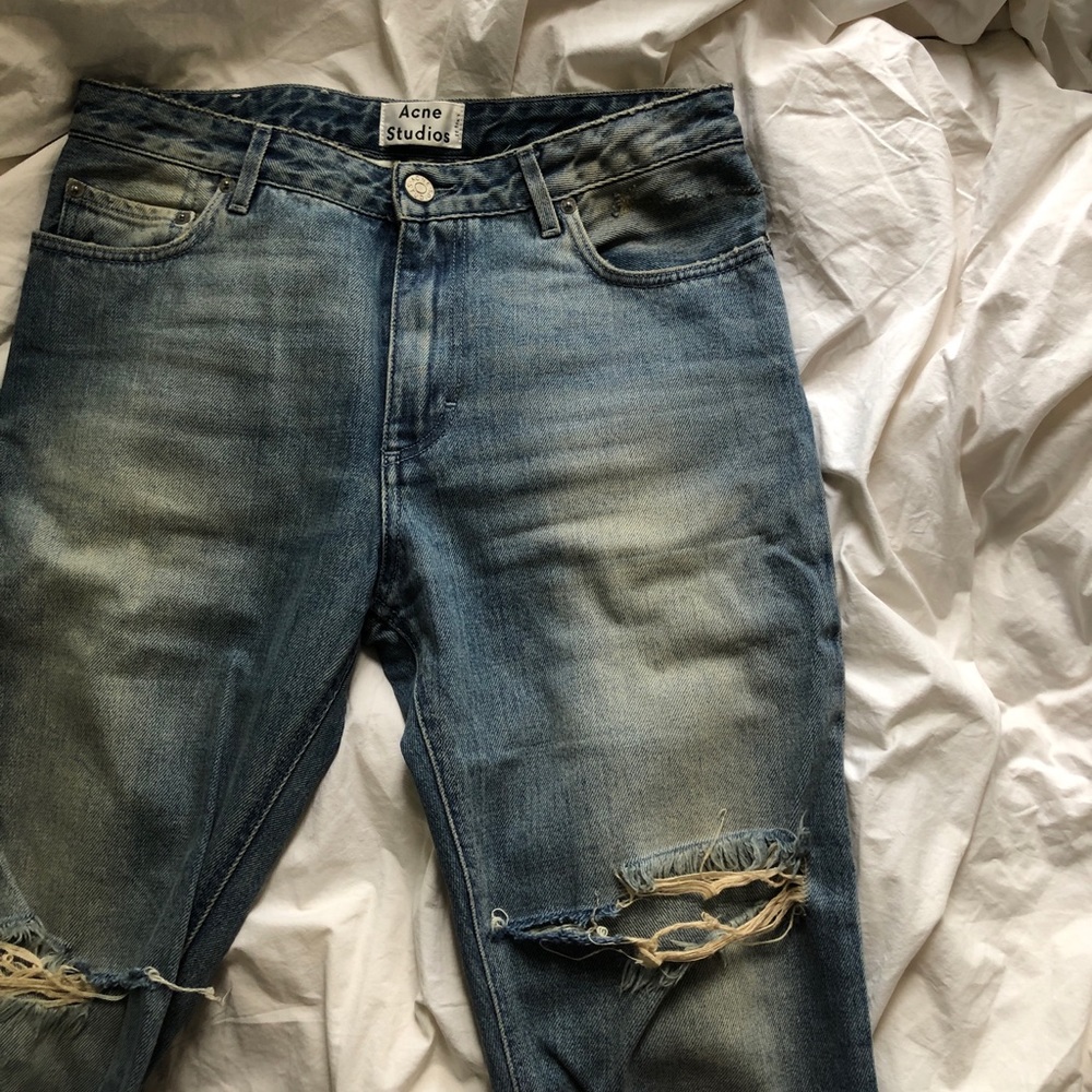 ****SOLD****ACNE STUDIOS pop trash boyfriend jeans